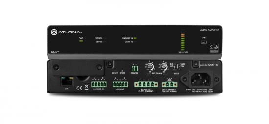 Ljudligförstärkare stereo/mono 120W i gruppen Hembioutrustning hos Askås Testmiljö 5 (AT-GAIN-120)