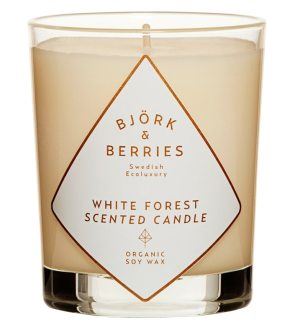 Bjärk + Bärs White Forest Scented Candle i gruppen Lukta Smultron hos Askås Testmiljö 5 (B002937)