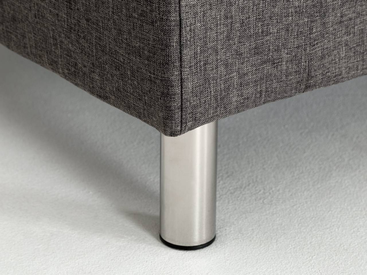 VERMONT 3-Sits Vändbar Divansoffa Mörkgrå