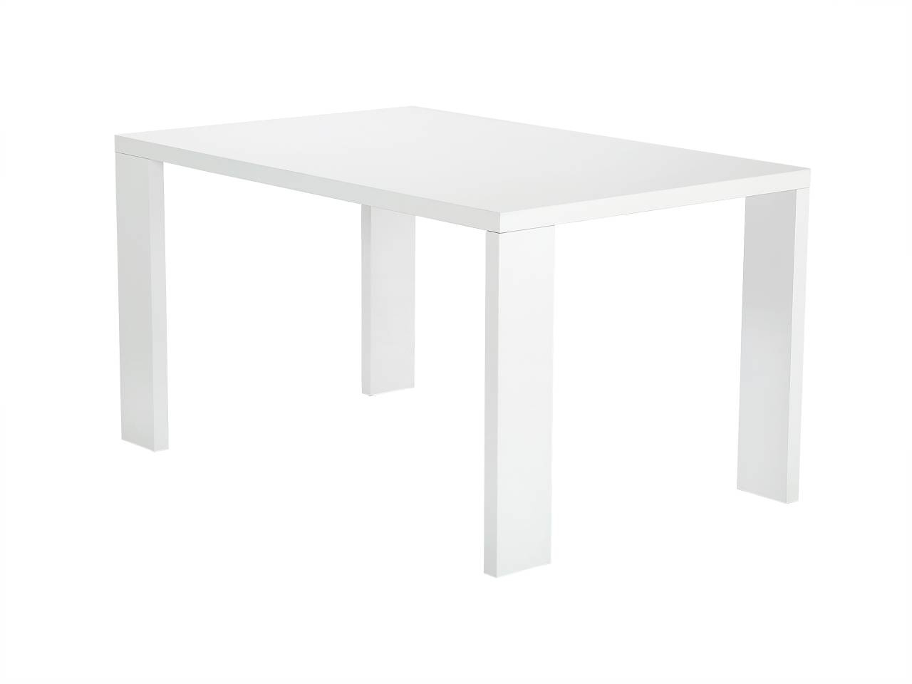 RÖNNE Bord 140 Vit + 4 LJUNGAN Stol Grå