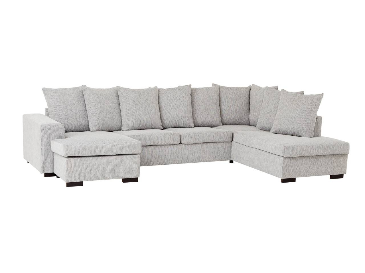 CHICAGO Large U-Soffa Ljusgrå