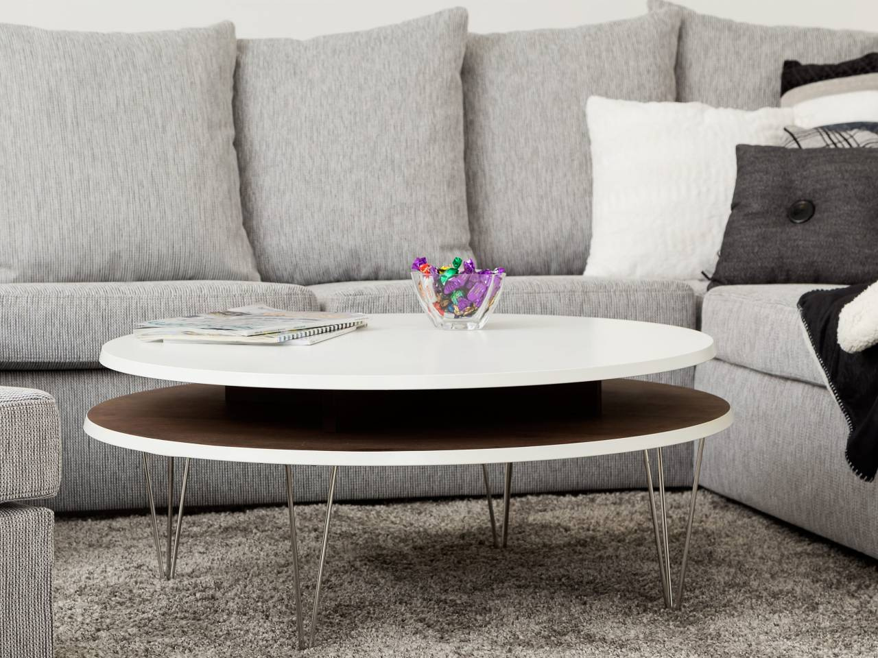 CHICAGO Large U-Soffa Ljusgrå