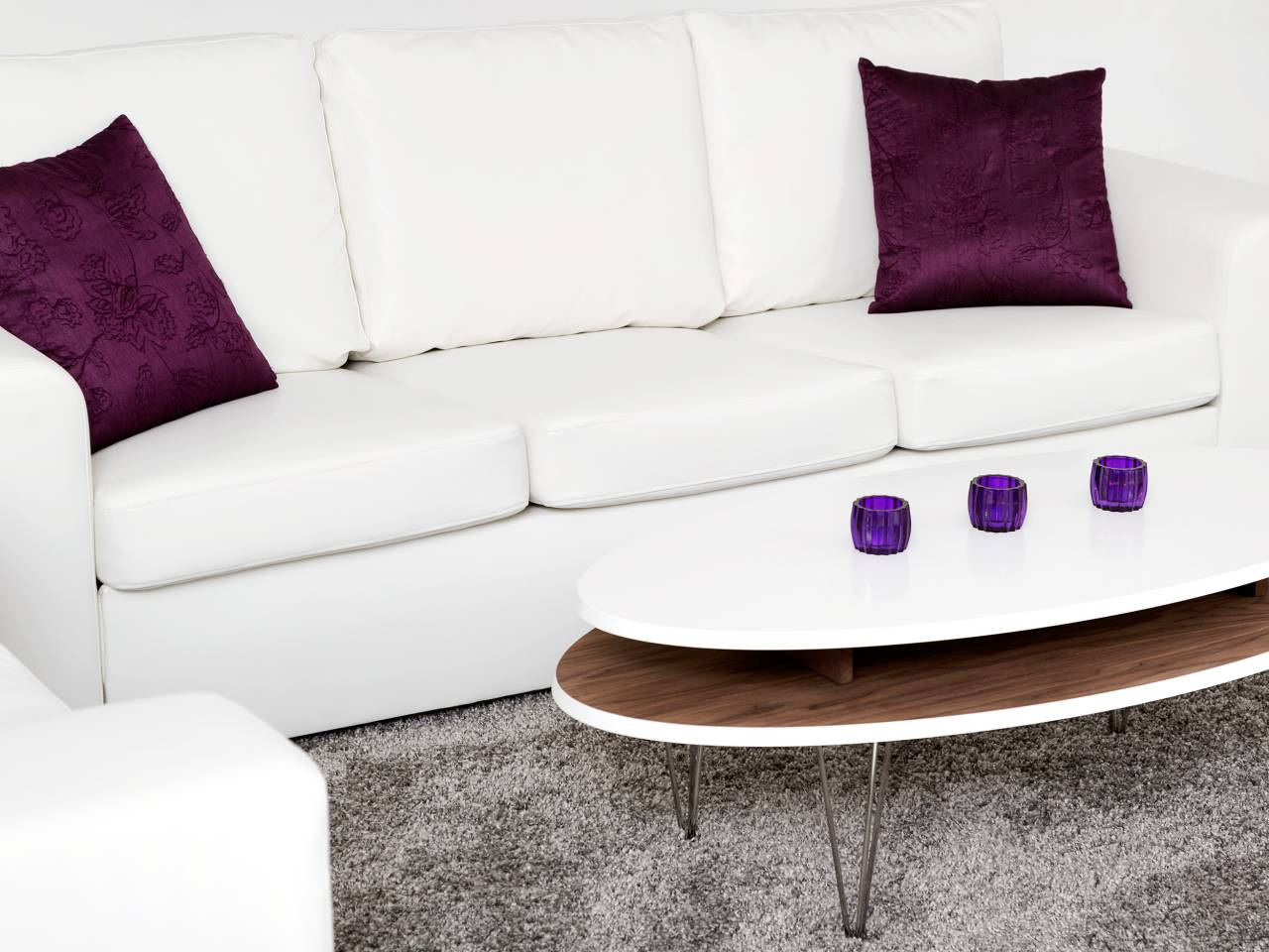 CONNECT 3+2+1 Ecoläder Vit