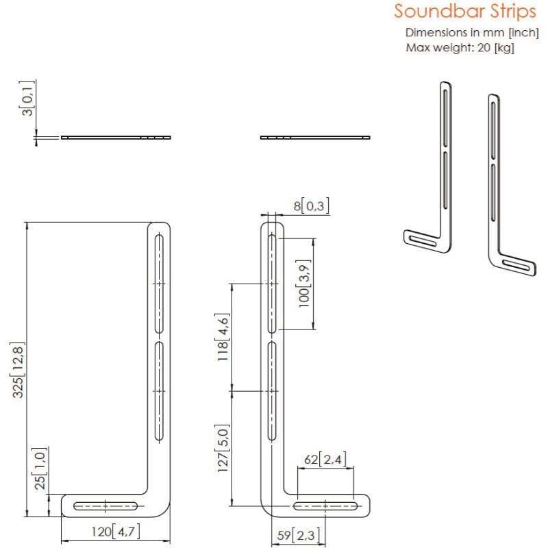 Fäste för Neets soundbar
